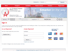 Tablet Screenshot of 2012.itsworldcongress.com